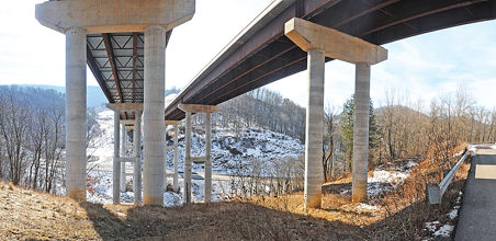 King Coal Highway, Christine West Bridge